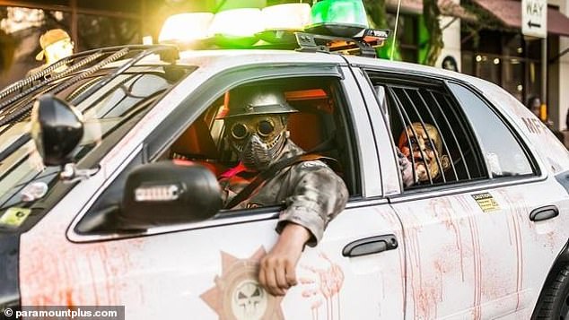 Miller, who is considered the 'Zombie Hunter Killer', drove a tricked out police car through Phoenix, Arizona prior to his arrest