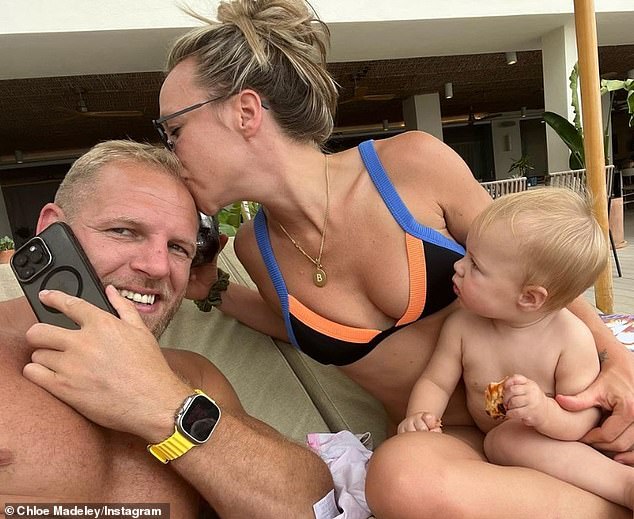 Family: A source told MailOnline: 'James Haskell is still living at the family home in Hampstead, he returned on Monday and was still there yesterday morning'