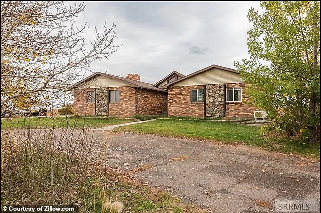 Researchers calculated that homes are currently selling for 41.8 percent above their actual value.  Pictured: A five-bedroom, four-bathroom home in Sugar City, Idaho, currently on the market for $675,000