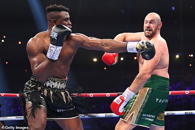 Tyson Fury praised Ngannou in his post-fight interview for his strength and as a 'big puncher'