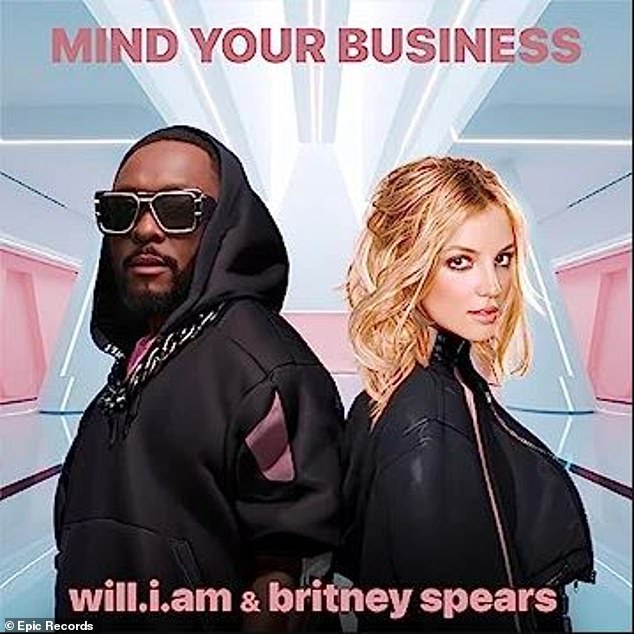 Latest single: Spears recently collaborated with Will.i.Am on the single Mind Your Business, which was released in July;  the song is the fourth collaboration