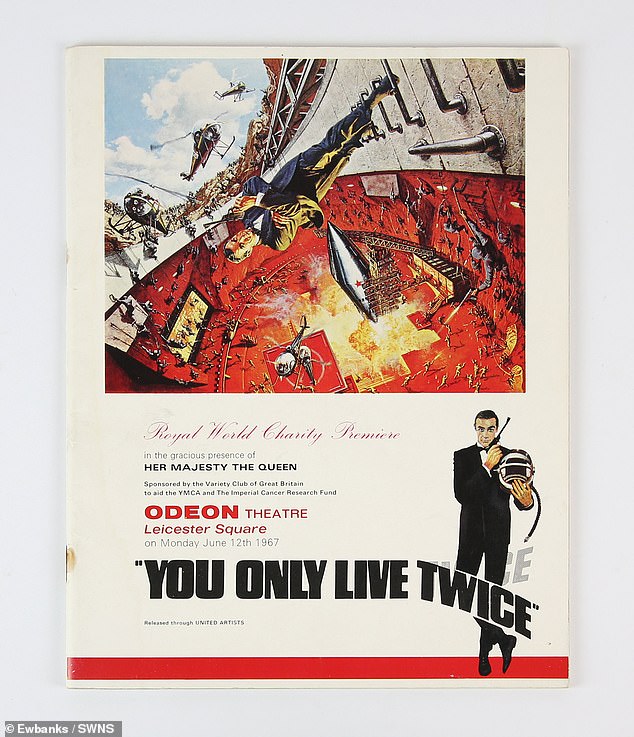 Posters of the first films in the Bond franchise are the highlights of the first sales