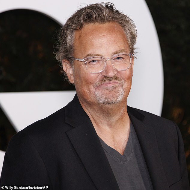 Heartbreaking: Friends star Matthew Perry's cause of death has been revealed after his global fanbase was shocked by news of his passing;  pictured November 2022