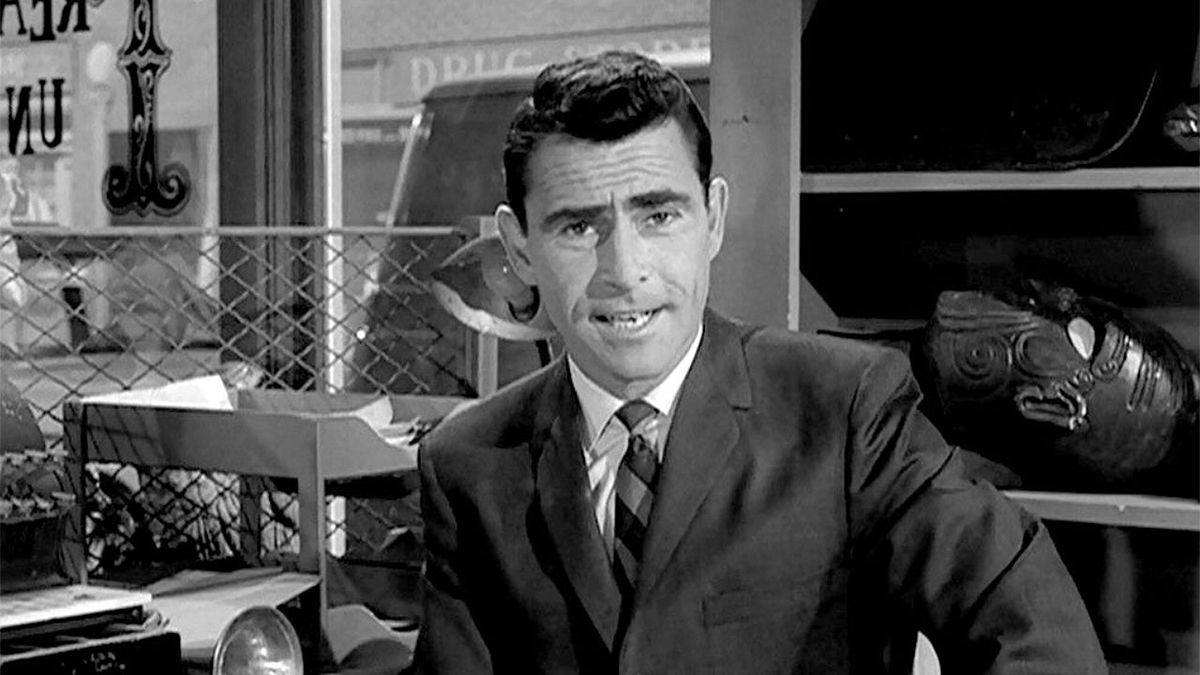 Rod Serling in The Twilight Zone.