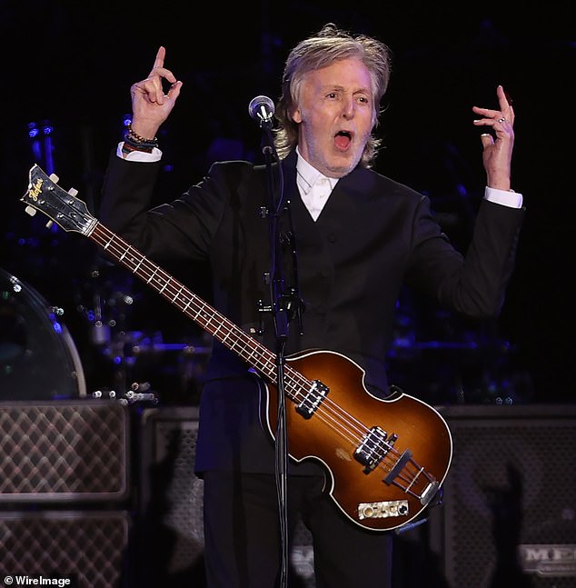 The TV couple headed out to see British superstar Paul McCartney (pictured) at his sold-out concert in Sydney