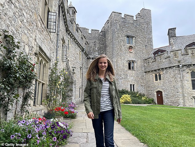 Princess Leonor at UWC Atlantic College in the Vale of Glamorgan, where she studied for two years