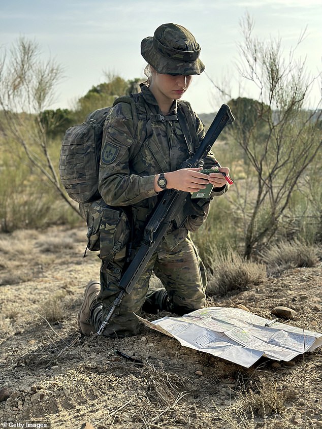 She will become commander-in-chief of the armed forces once she becomes Spanish monarch