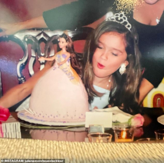 At the age of seven, Juliana had even had a Miss USA themed birthday party