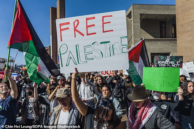 DeSantis said pro-Palestinian groups in the US have allied themselves with Hamas terrorists who invaded Israel earlier this month.