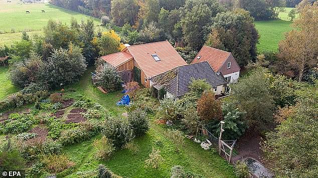 Van Dorsten is said to have sexually abused two of his children and repeatedly abused the others.  Above: The farm where he locked up his children