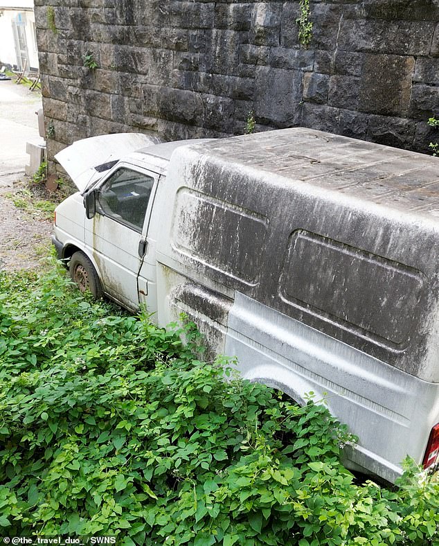 The former engineer said the van was rusty, had holes and was starting to turn green