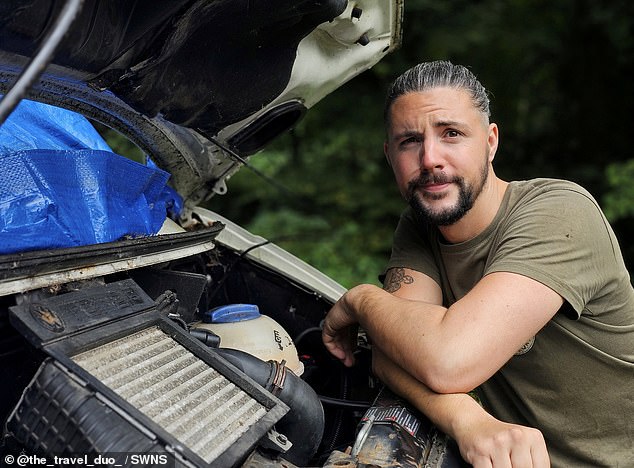 They painted it green and turned it into a pickup, replacing the brakes and renovating the interior, but the van is being put up for sale because it doesn't suit their lifestyle.