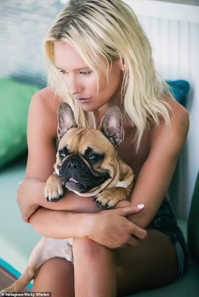 The Neighbors star, 42, took to Instagram on Sunday to reveal the heartbreaking loss of 'the love of my life', her French bulldog