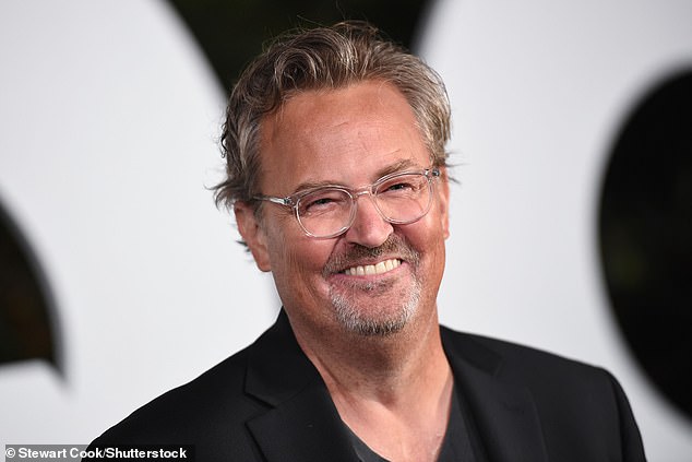 Sad: Tributes have been paid to Friends star Matthew Perry after he was found dead yesterday