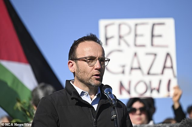 Greens leader Adam Bandt branded Australia's inability to support a ceasefire 'unacceptable'