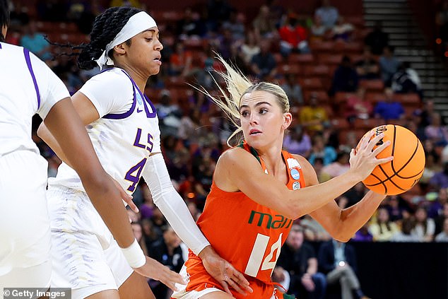 Haley shared her intention to return to college basketball this year, with Miami or another team