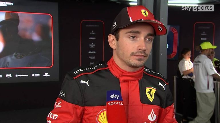 Charles Leclerc said he could do nothing to avoid a collision with Sergio Perez on the opening lap of the Mexico City Grand Prix.