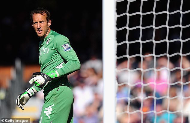 Fowler told former Socceroos goalkeeper Mark Schwarzer (pictured) that the gloves would help with nerves and fidgeting