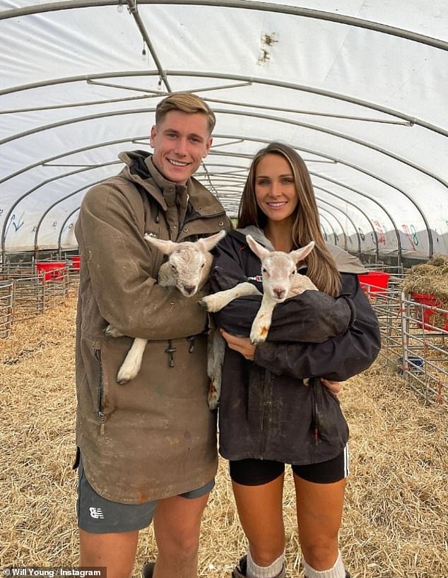 Kind: On how his friend Jessie helped him through a tough time on the farm, he said: “She really helped me.  When I came off the show I went into lambing season, which is a mentally exhausting, difficult time.  It was just nice to have Jessie by my side.”