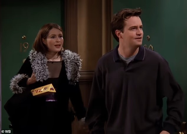 Tragic loss: Perry was found dead in his hot tub on Saturday afternoon after presumed drowning (pictured on Friends with Baxendale)