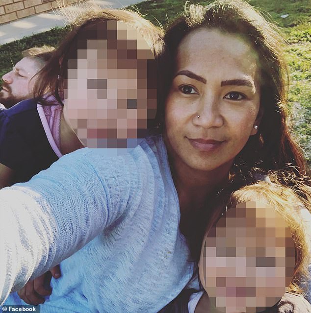 Two of her children, a six-year-old and a nine-year-old girl, were present at the High Street house during the alleged attack - with one turning triple zero.