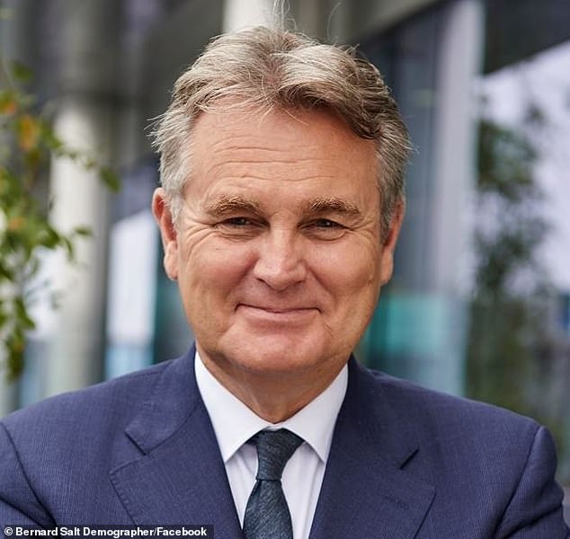 Demographer Bernard Salt, a baby boomer best known for using the phrase 