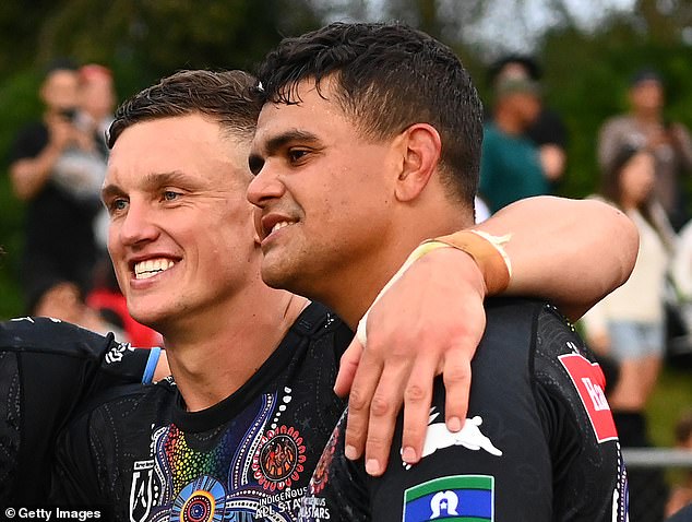 Wighton and Mitchell are cousins, friends and future teammates at the South Sydney Rabbitohs