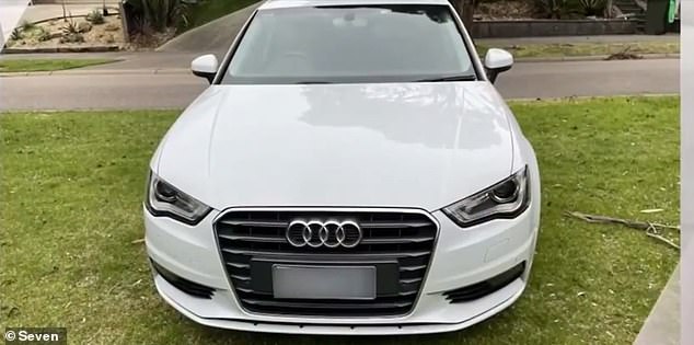 Ms Pobega says the vehicle's number plates were cloned after she posted an ad for her Audi A3 (pictured) on the Facebook marketplace, and the car has since been sold.