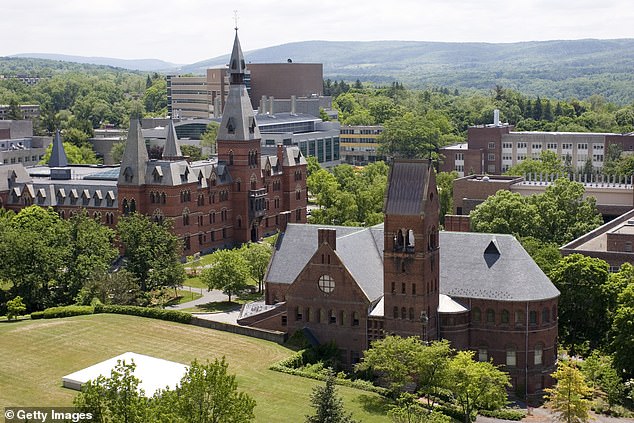 Cornell (pictured) – and many other college campuses – have seen an increase in anti-Semitic activity since Hamas's October 7 terror attack on Israel