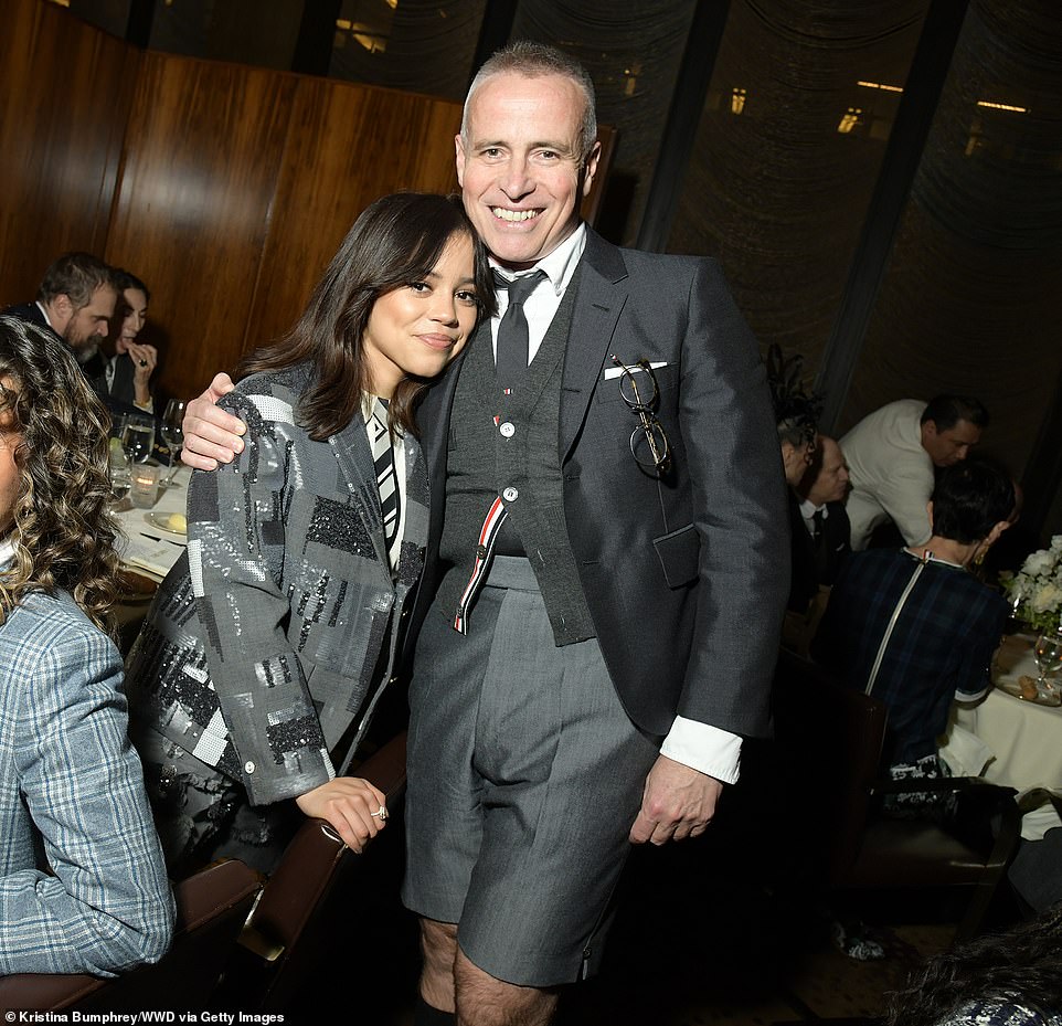 Author!  The Emmy nominee made sure to pose with the 58-year-old man of the hour (R), who was promoting his 420-page self-titled monograph, which was published by Phaidon Press last Wednesday.