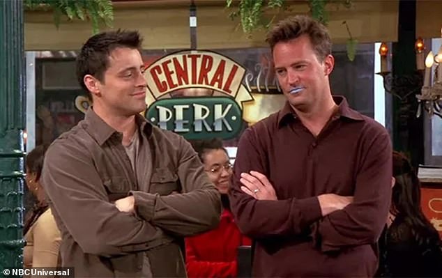 Chandler's 'bromance' with roommate Joey was extremely popular among fans