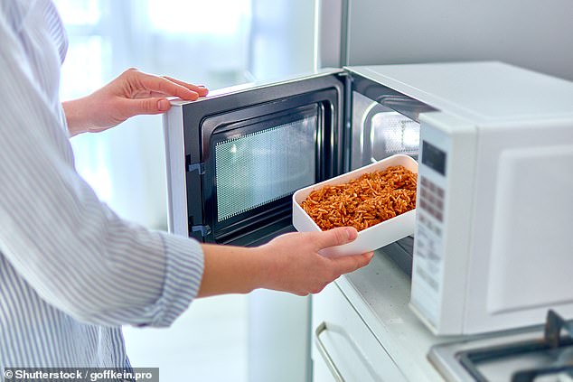 Leaving starchy foods on the counter for more than two hours can be fatal.  Experts warn that you should immediately refrigerate your food and microwave it at 60°C