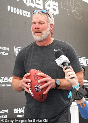 Favre withdrew his defamation lawsuit against ESPN host Pat McAfee earlier this year