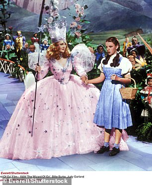 Glenda and Dorothy depicted in the film