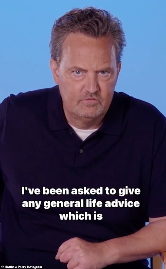 In an interview last year promoting his memoir, Perry offered advice to those struggling with addiction issues and encouraged others that change is possible.