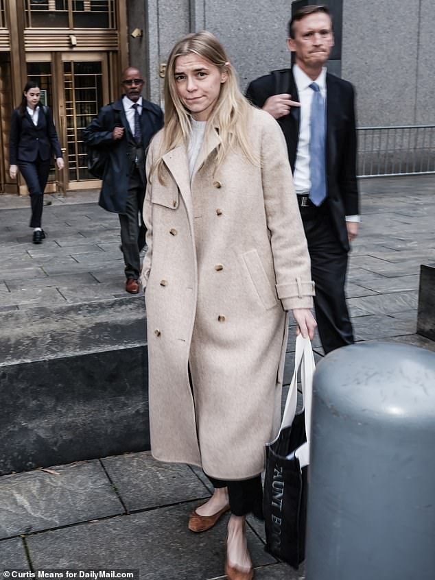 The actor's former assistant Graham Chase Robinson (pictured leaving court on Monday) claims she was discriminated against by De Niro