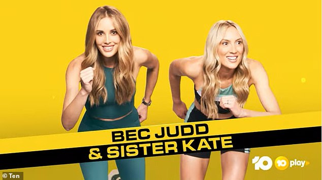 Rebecca Judd discussed the surprising benefit of her germaphobia on Wednesday, revealing that it helped her stay safe while she was in India for The Amazing Race.  Pictured: Bec Judd (left) with her sister Kate