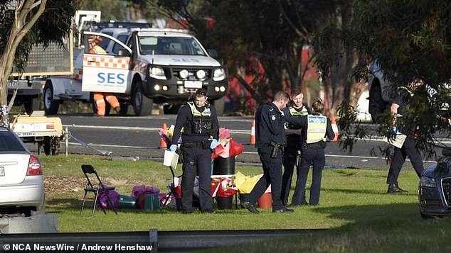 The Victorian Supreme Court has found Abil Malovski, 39, guilty of attempted murder after shooting his ex-wife's new partner in 2022 (pictured, scene of incident in Melton)