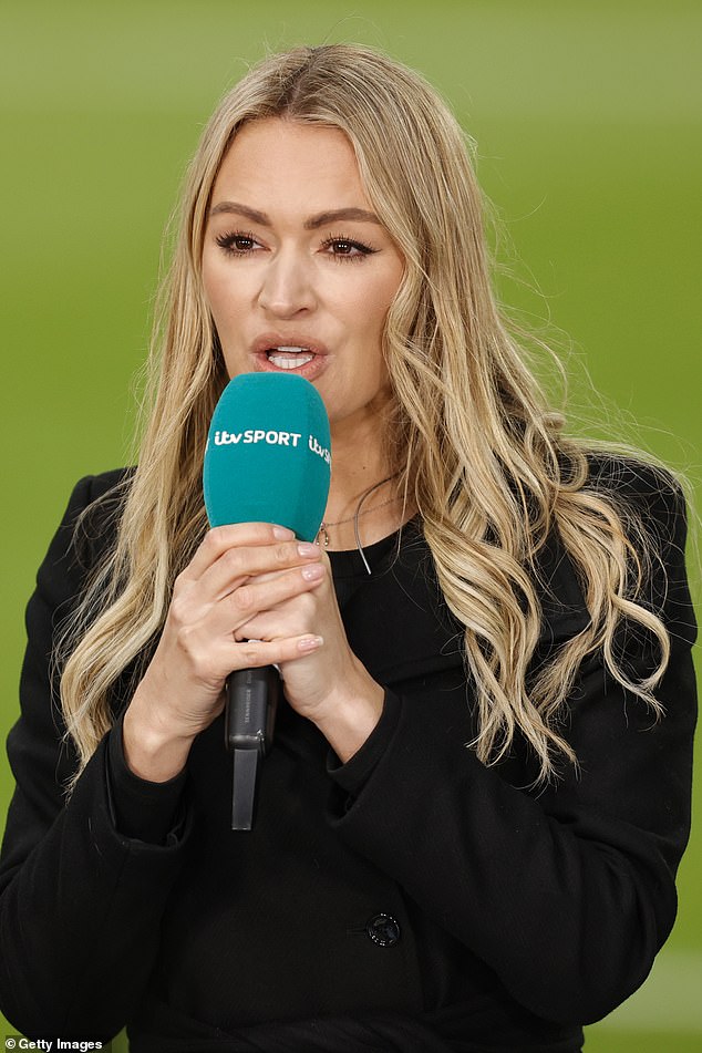 Sportswoman: Laura regularly appeared on football fans' screens and was ITV's main presenter for the Women's World Cup