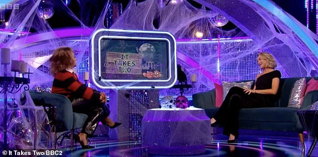 No show: Host Fleur East told viewers: 'Unfortunately Adam is feeling a bit bad but please mention the lovely Luba Mushtuk'