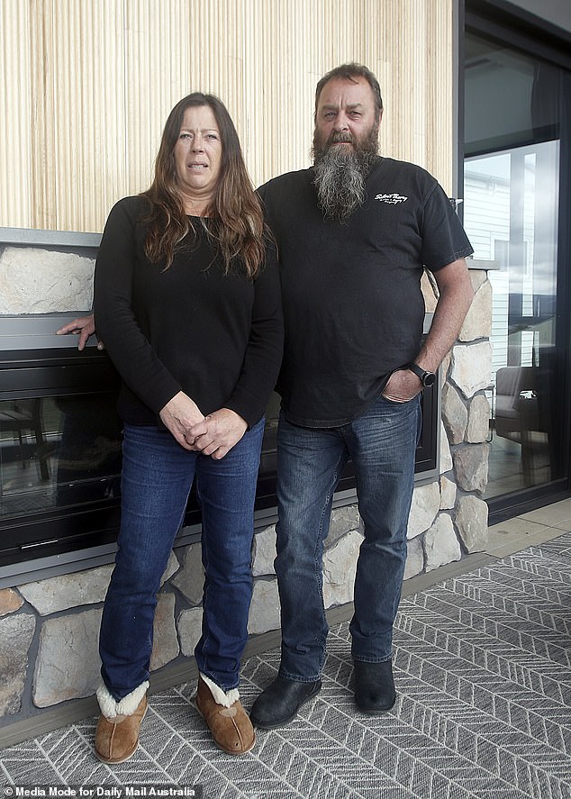 Andrea and Kevin Griffin couldn't believe their luck when they won a dream home.  They remain confused as to why Adrian Portelli felt the need to remove and then raffle items they thought were theirs