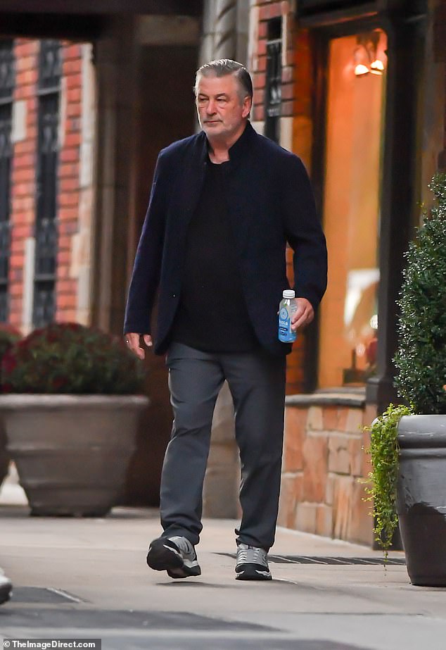 Alec Baldwin, 65, was seen taking a morning walk in Manhattan after vowing to fight possible charges related to a fatal shooting on the set of his film Rust