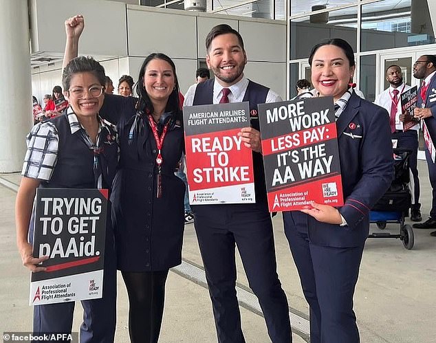 The union representing 26,000 American Airlines flight attendants has escalated its threat to strike during the busy holiday travel season as it fights for a better contract