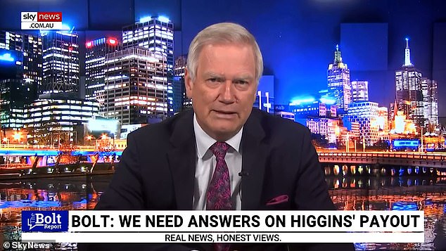 The Conservative columnist was unimpressed by Martin's appearance on the Seven show, calling him a 'white-faced' and 'hand-picked aboriginal'