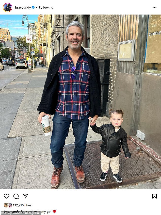 Too cute!  Andy Cohen's daughter, Lucy, has proven that she is already quite the fashionista in her own right