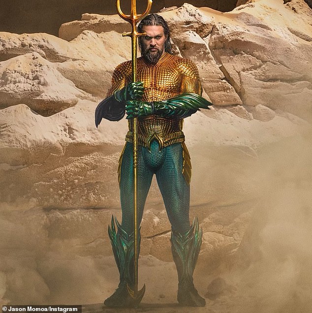 Reputed: Reps for Momoa declined to comment to the publication while a DC Studios spokesperson said: 'Jason Momoa conducted himself in a professional manner at all times on the set of 'Aquaman and the Lost Kingdom'.