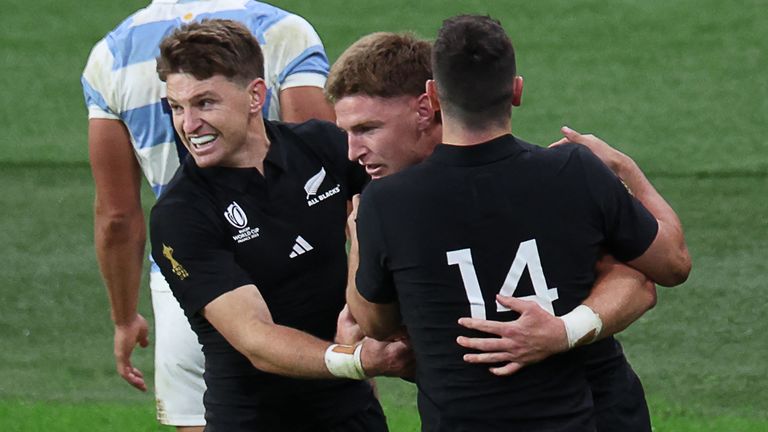 New Zealand reached the final of the 2023 Rugby World Cup when they swept past Argentina in Paris 