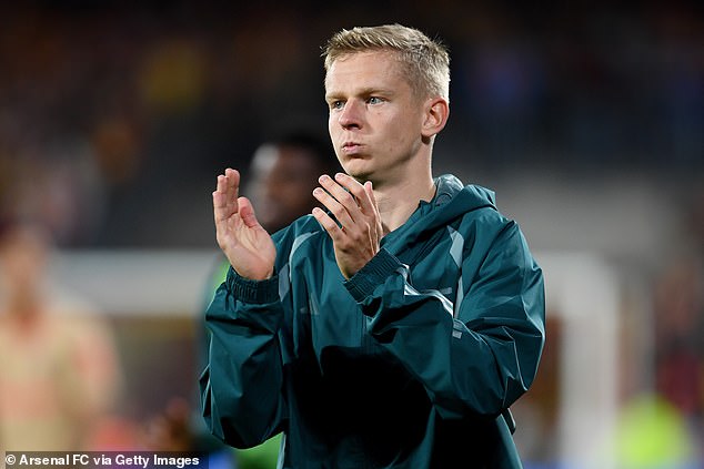 Oleksandr Zinchenko was subjected to vile abuse on social media after he posted a message of support for Israel