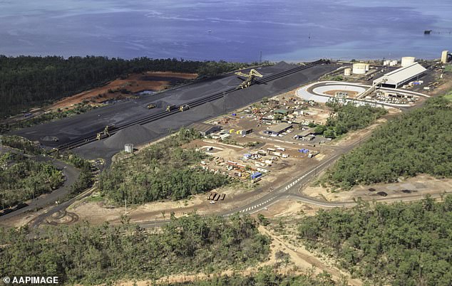 Workers at a remote Gemco mine off the coast of the Northern Territory have been terrorized in two incidents allegedly involving axe-wielding trespassers, one of which culminated in a violent late-night siege.  In the photo: Gemco's manganese mine at Groote Eylandt