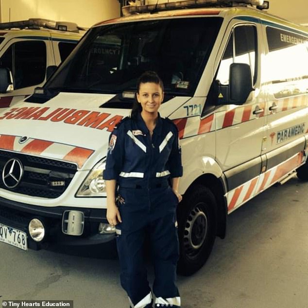 Nikki Jurcutz worked as a paramedic for eight years before starting her own safety training company with her sister, called Tiny Hearts Education, which provides first aid training for babies